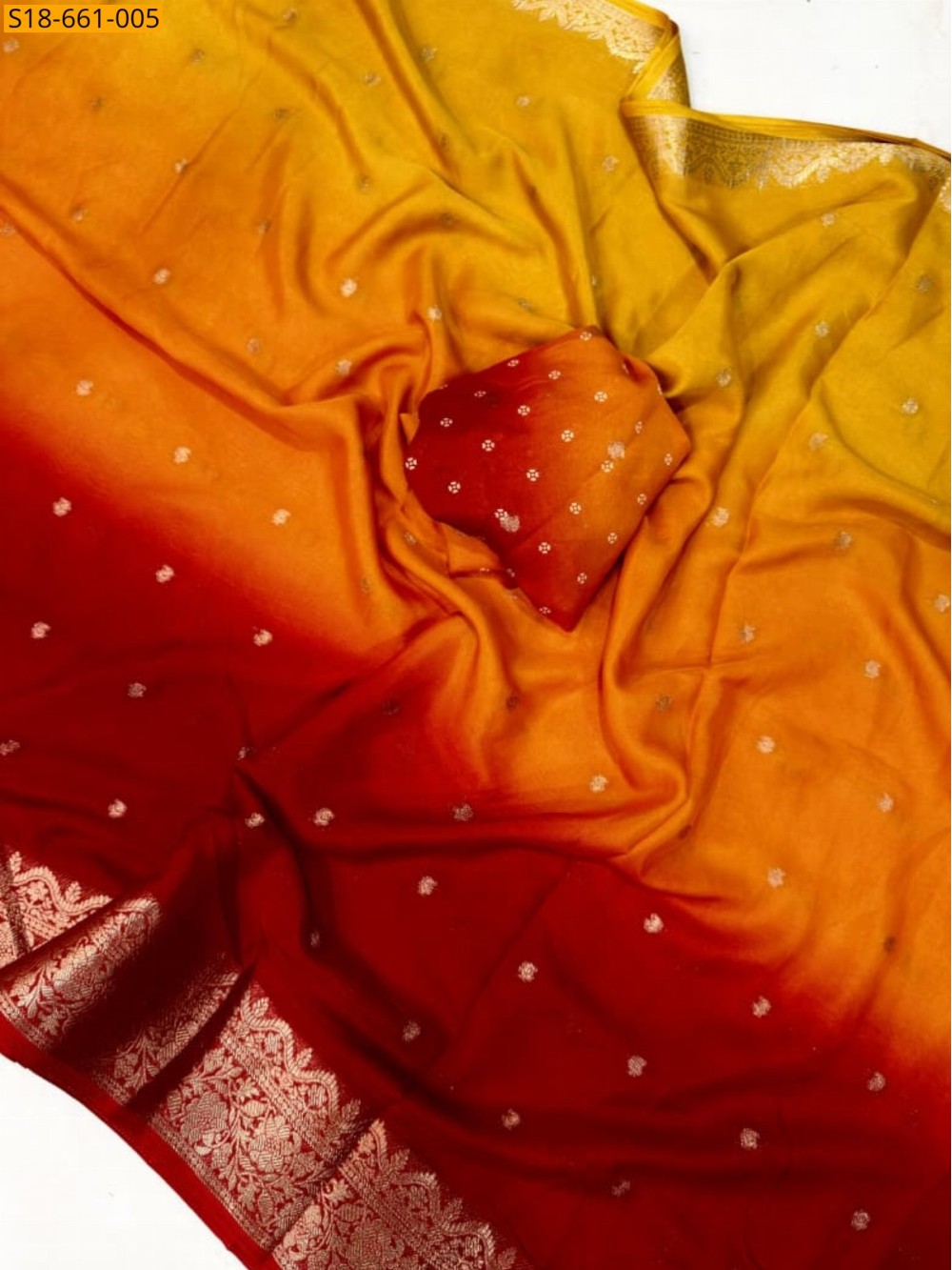 Fancy Crape Silk saree