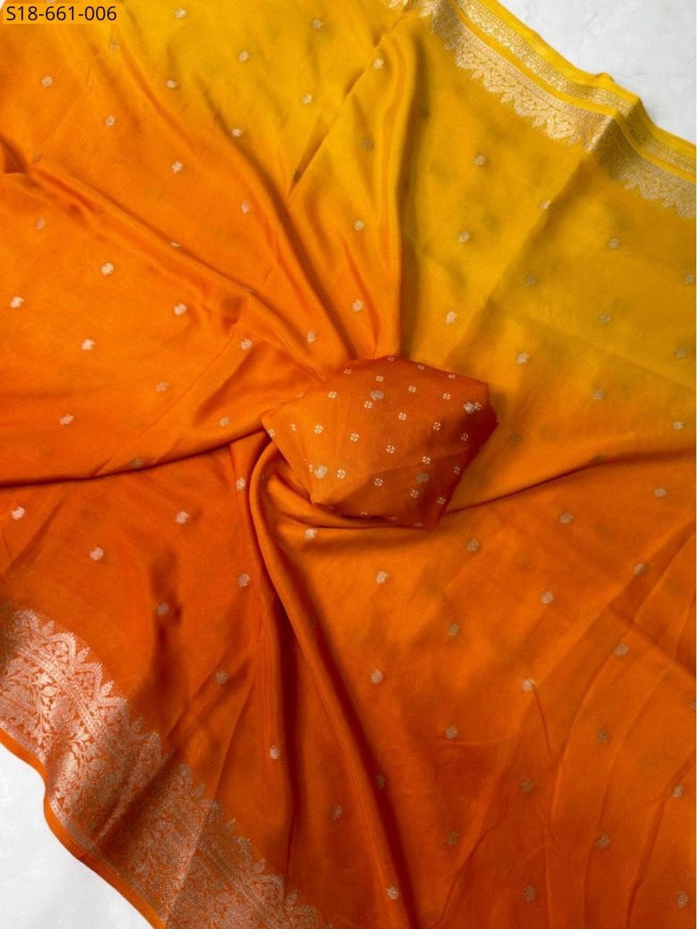 Fancy Crape Silk saree