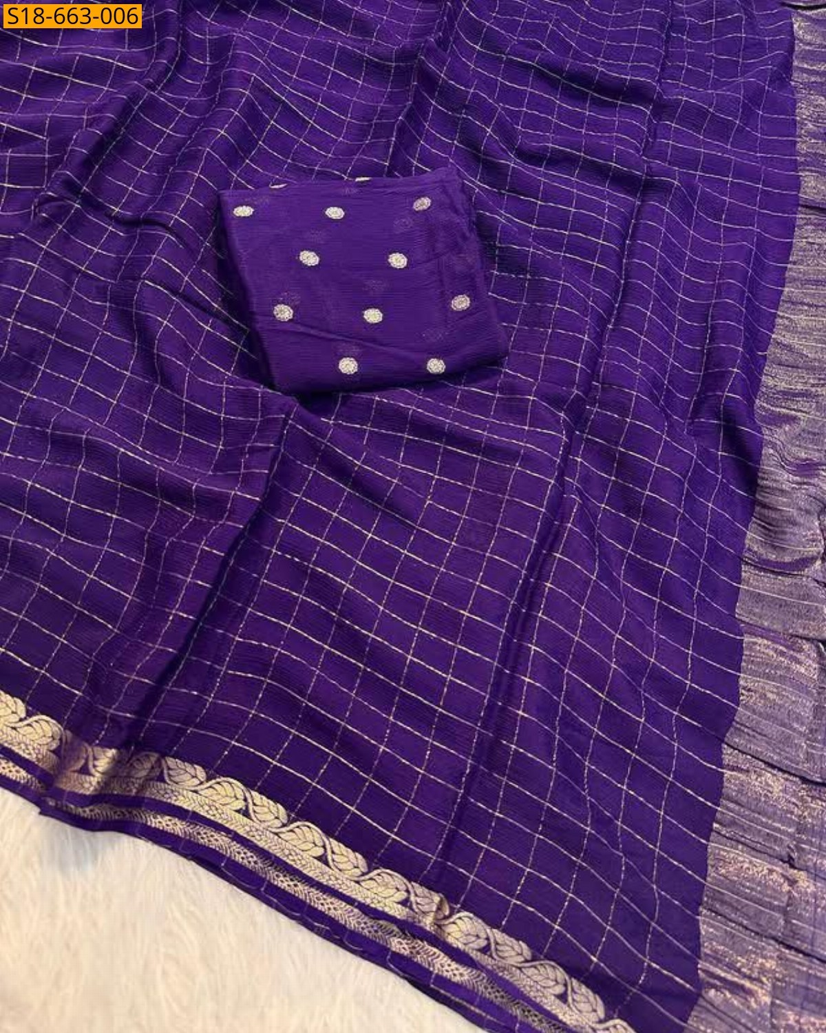 Viscose Georgette Saree