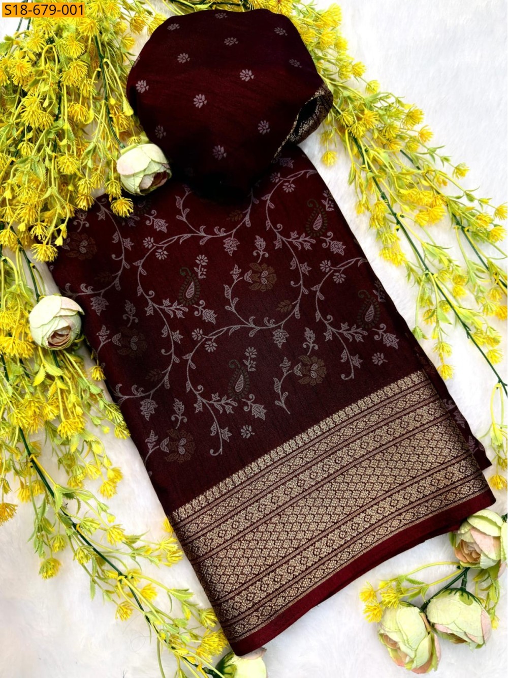 Soft bleck dola silk sarees