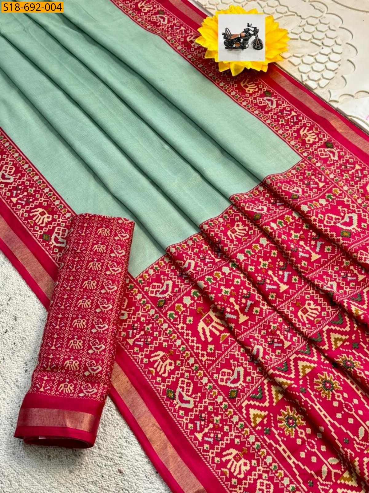 Blue Fancy cotton silk sarees