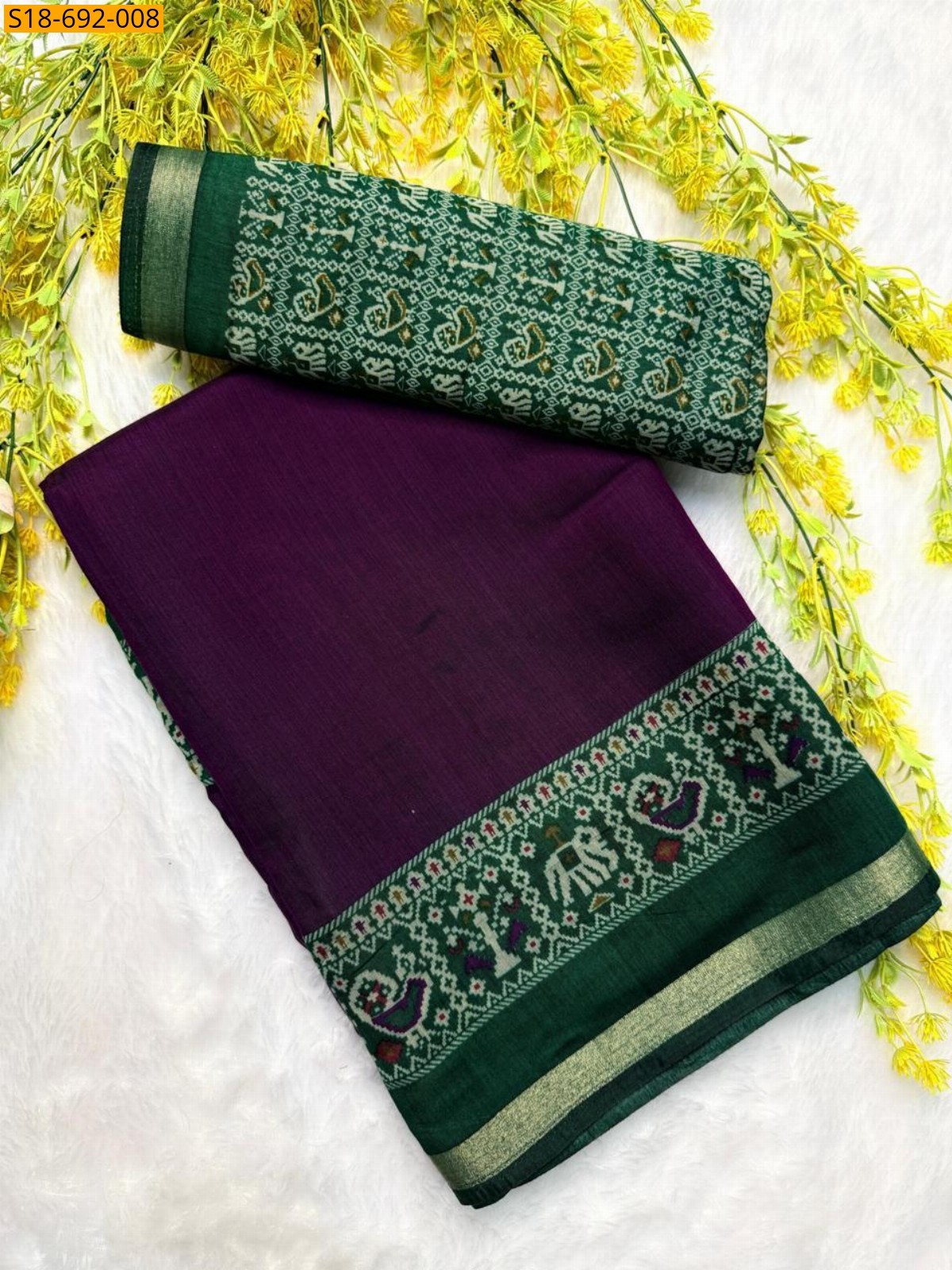 Wine Fancy mul mul cotton sarees