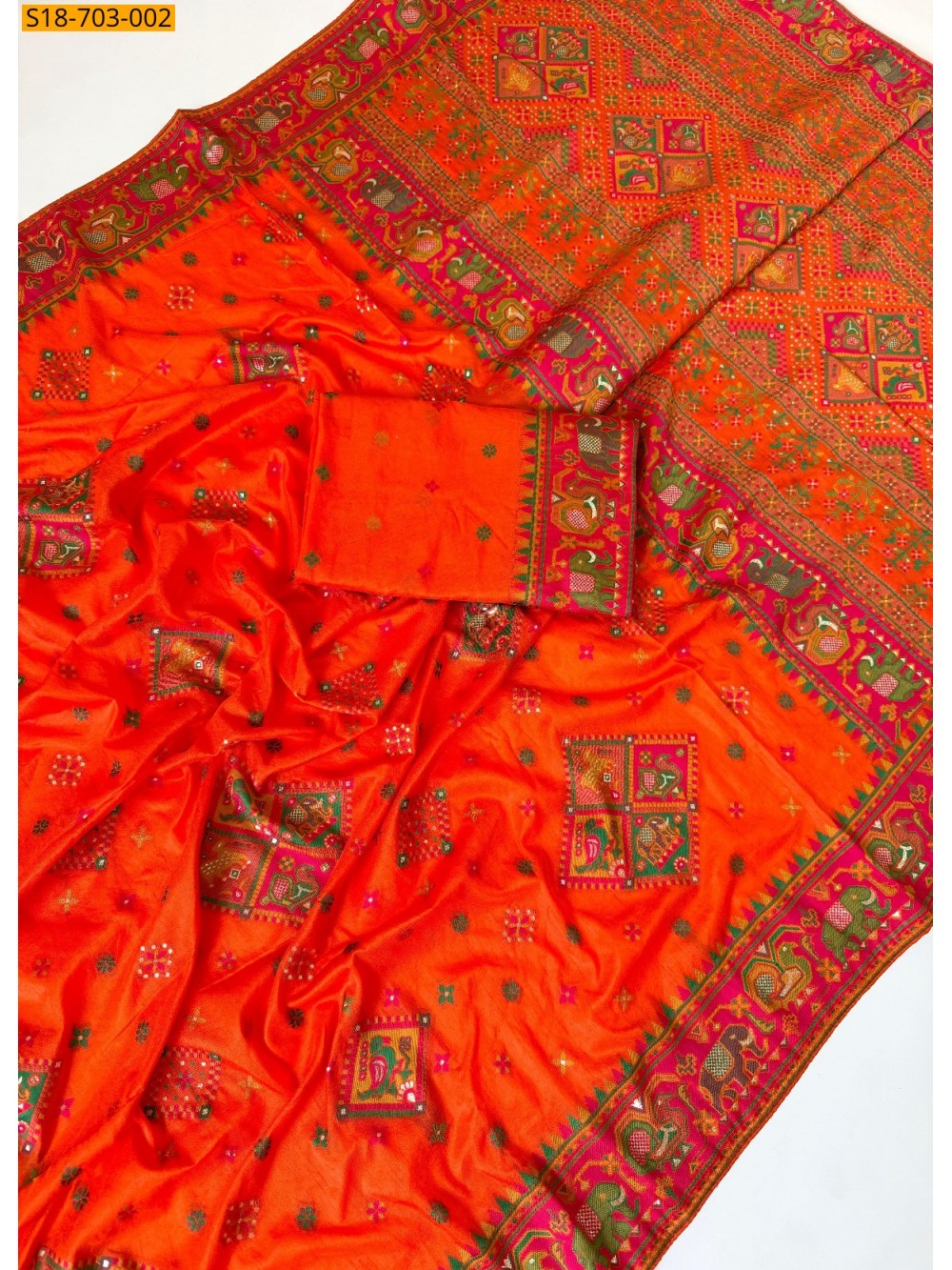 Rajwada pasmina silk sarees