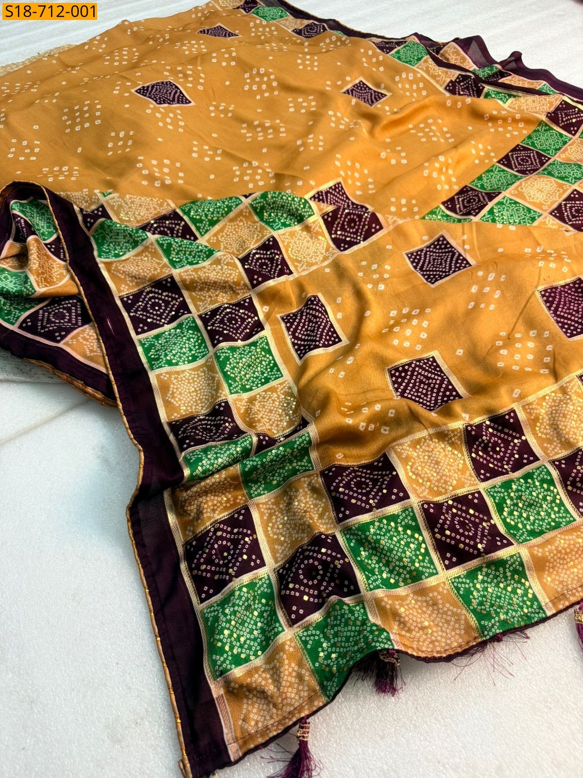 Yellow Fancy Marshmellow Blooming Sarees