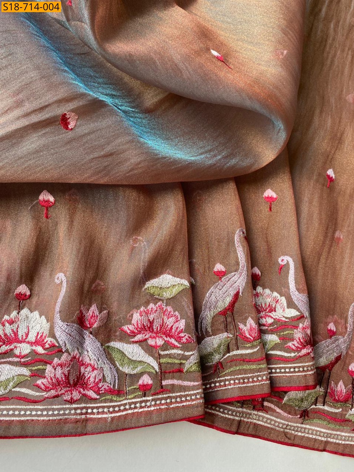 Brown Royal gabanna silk sarees