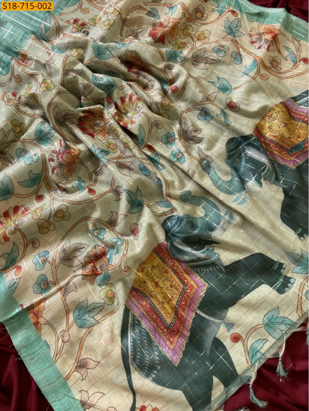 Soft Semi Tussar Silk Saree