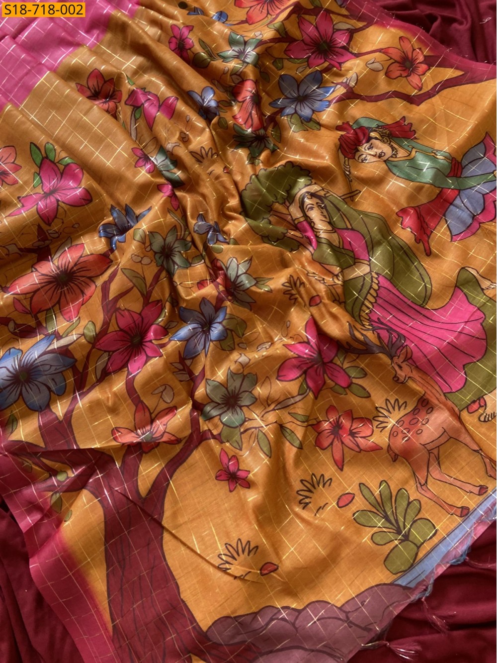 Soft Semi Tussar Silk Saree