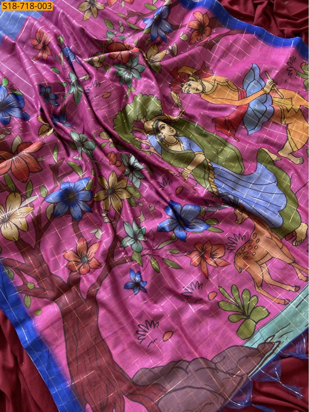 Soft Semi Tussar Silk Saree