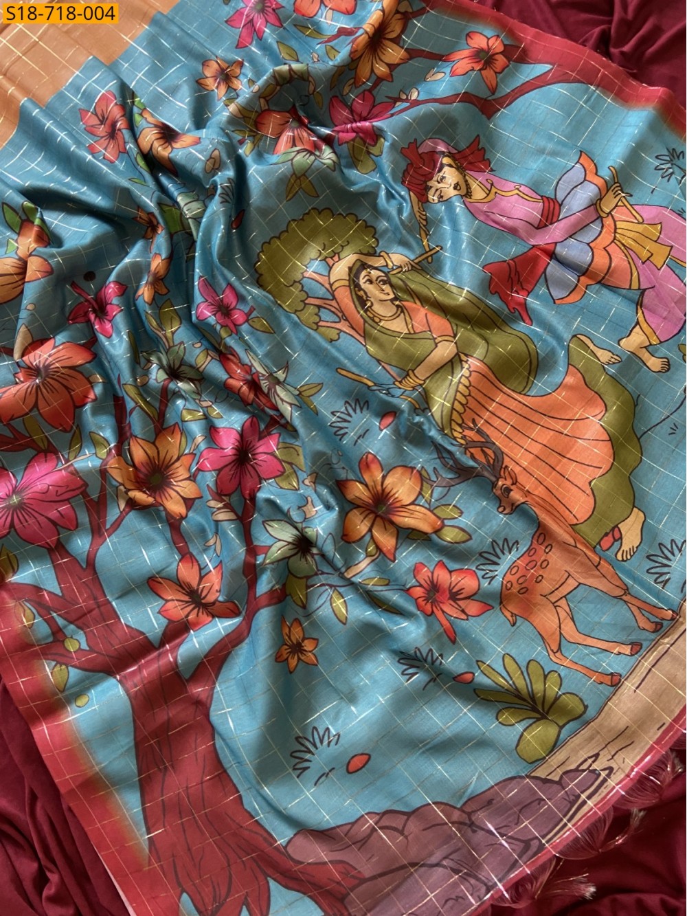 Soft Semi Tussar Silk Saree