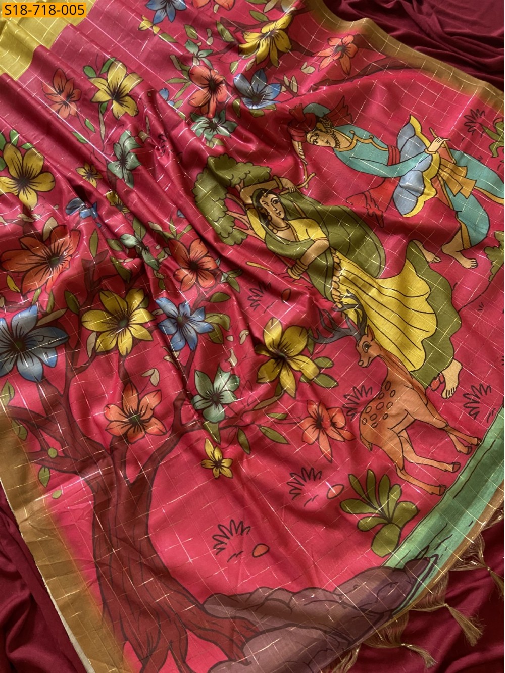 Soft Semi Tussar Silk Saree