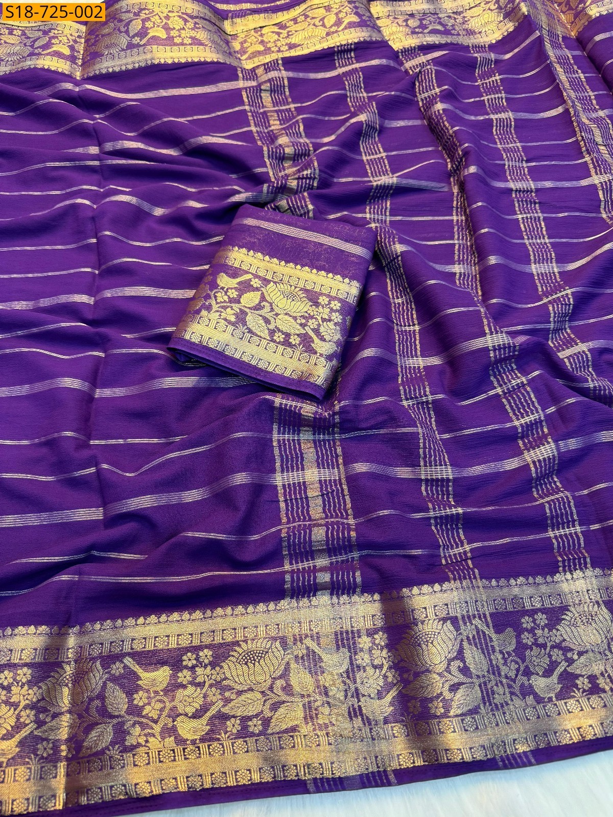 Fancy Viscose Georgette Sarees