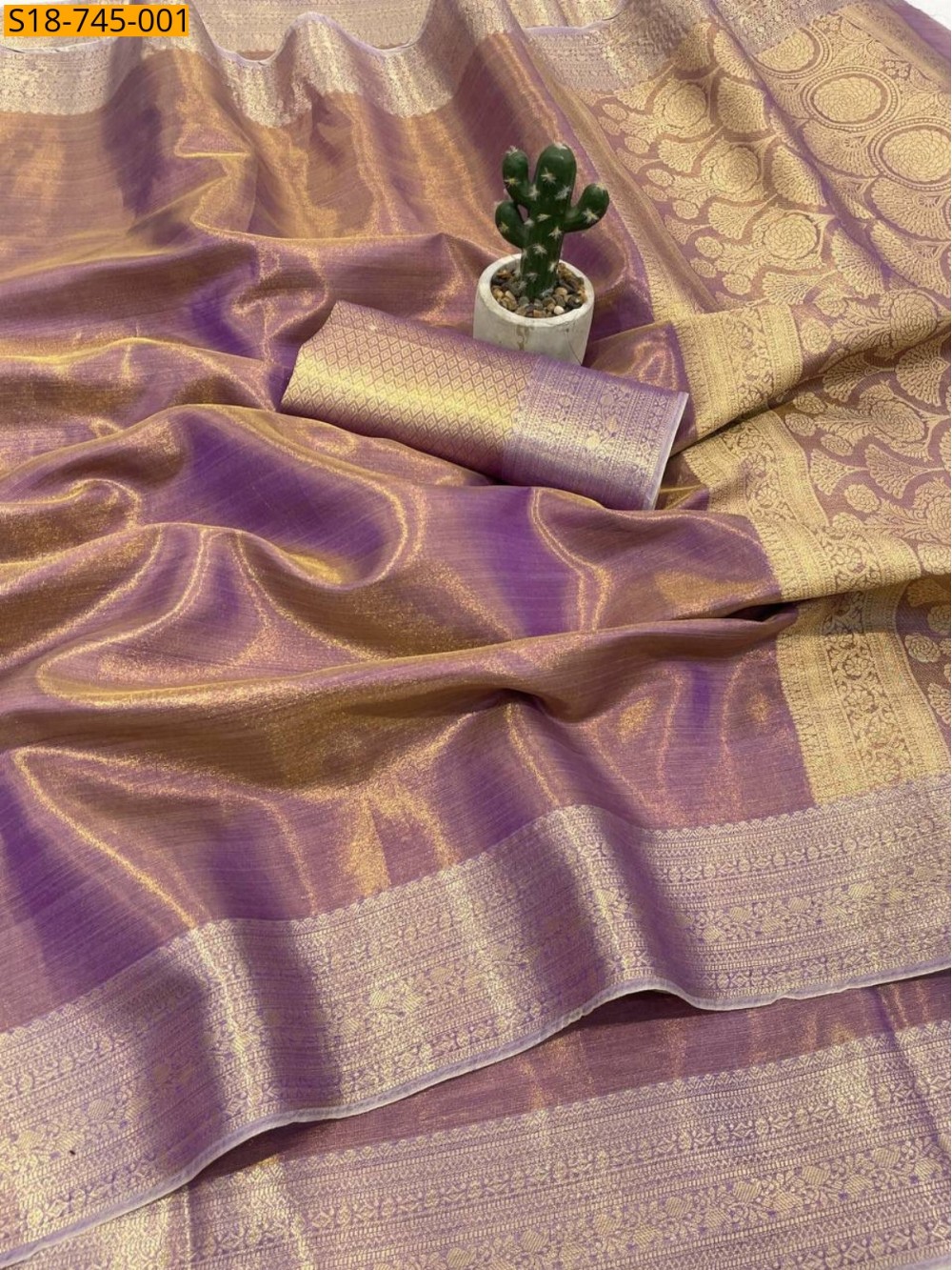 Banarasi Soft Tissue Silk  Saree