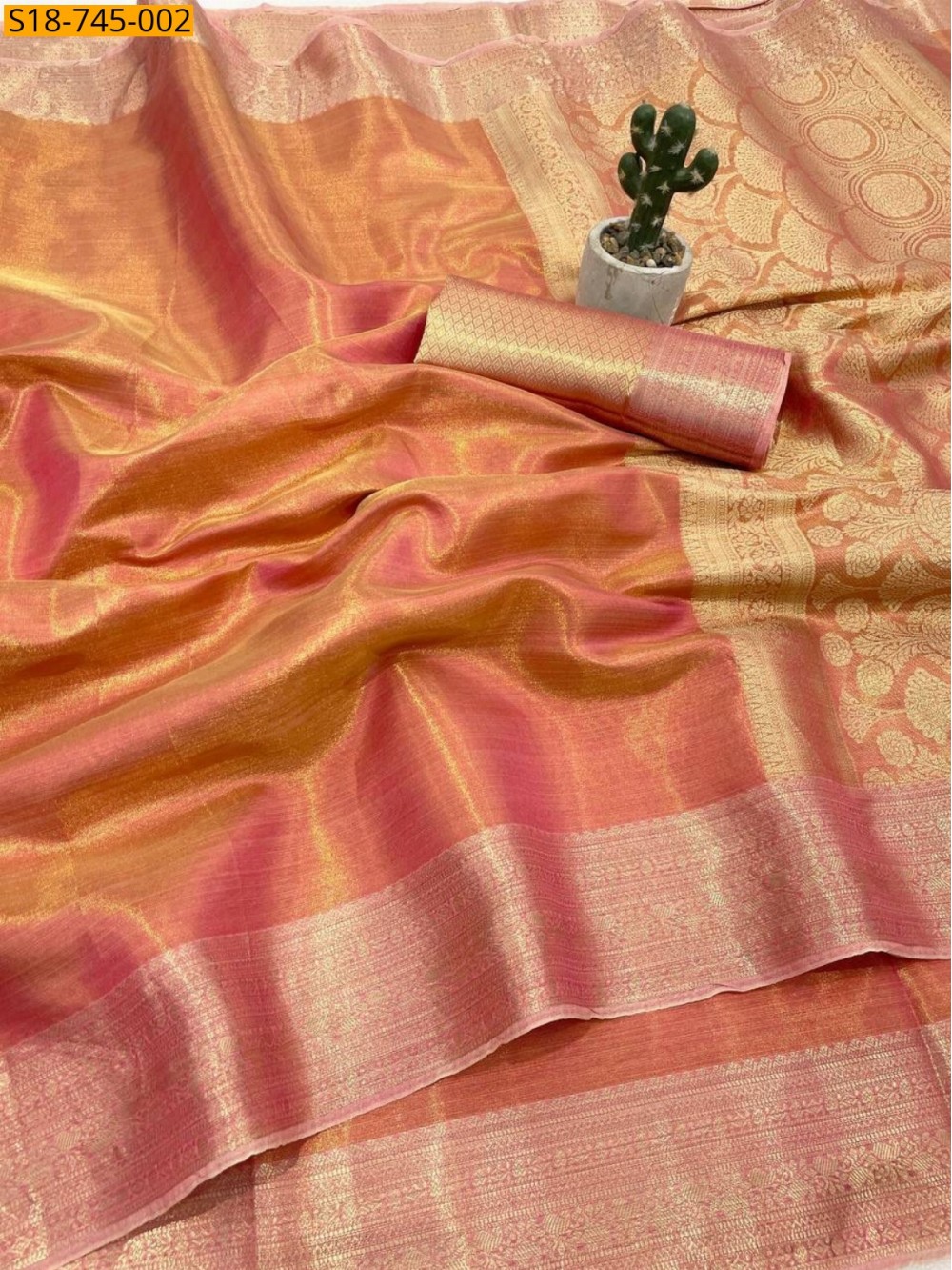 Banarasi Soft Tissue Silk  Saree
