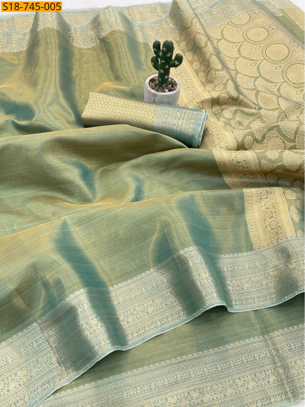 Banarasi Soft Tissue Silk  Saree
