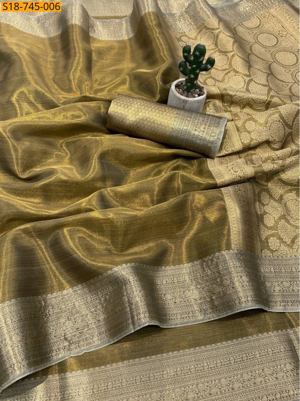 Banarasi Soft Tissue Silk  Saree