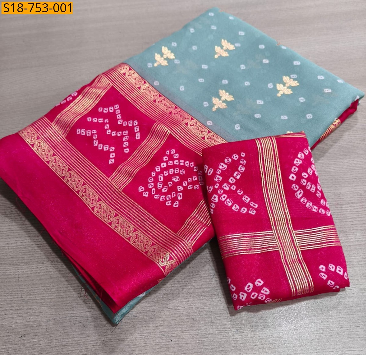 Sky Blue Fancy Moss chiffon sarees