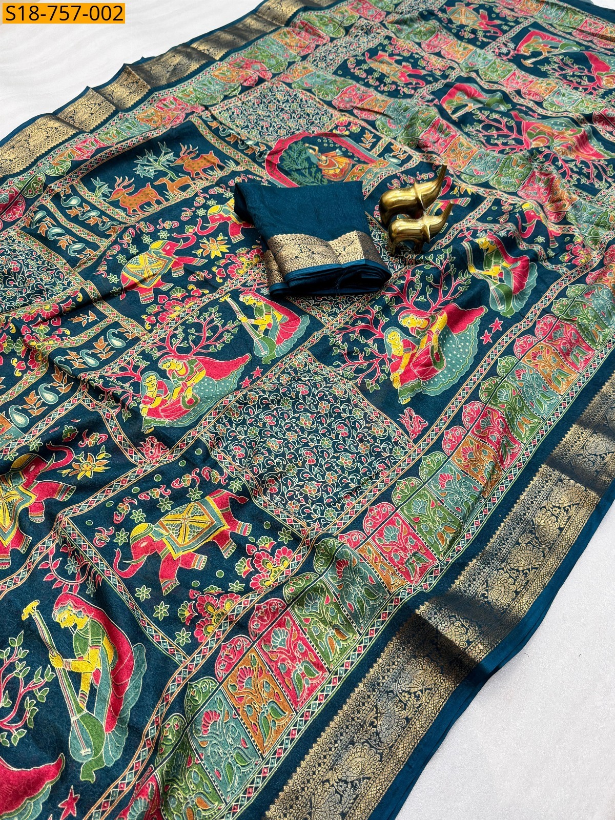 Morpitch Fancy marshmellow sarees