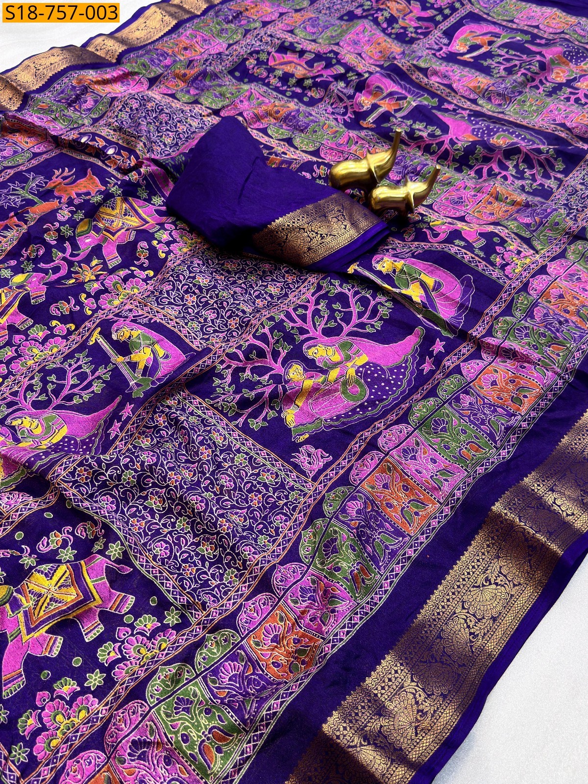 Blue Fancy marshmellow sarees