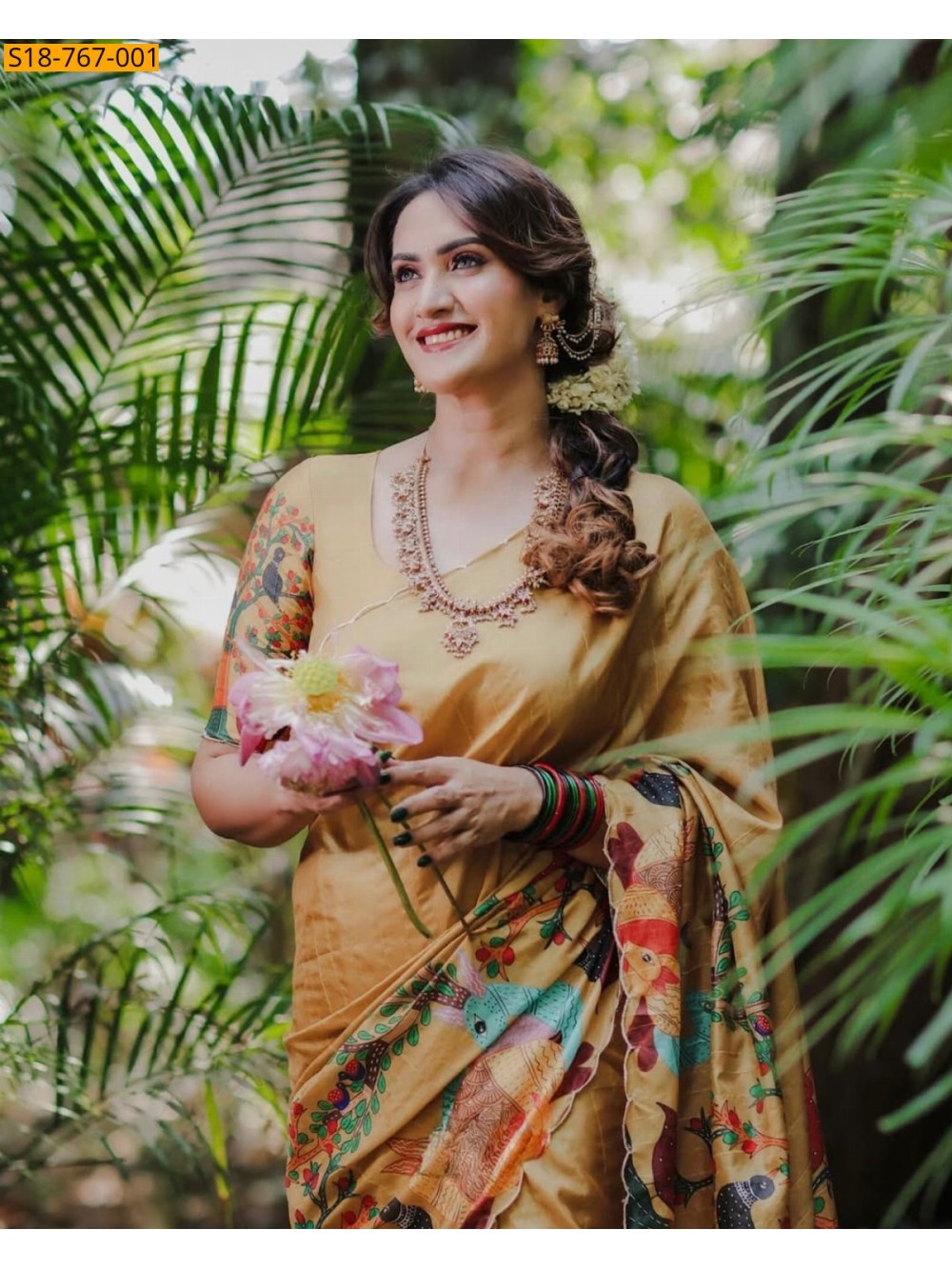 Yellow Fancy tussar silk sarees Yellow Fancy tussar silk sarees