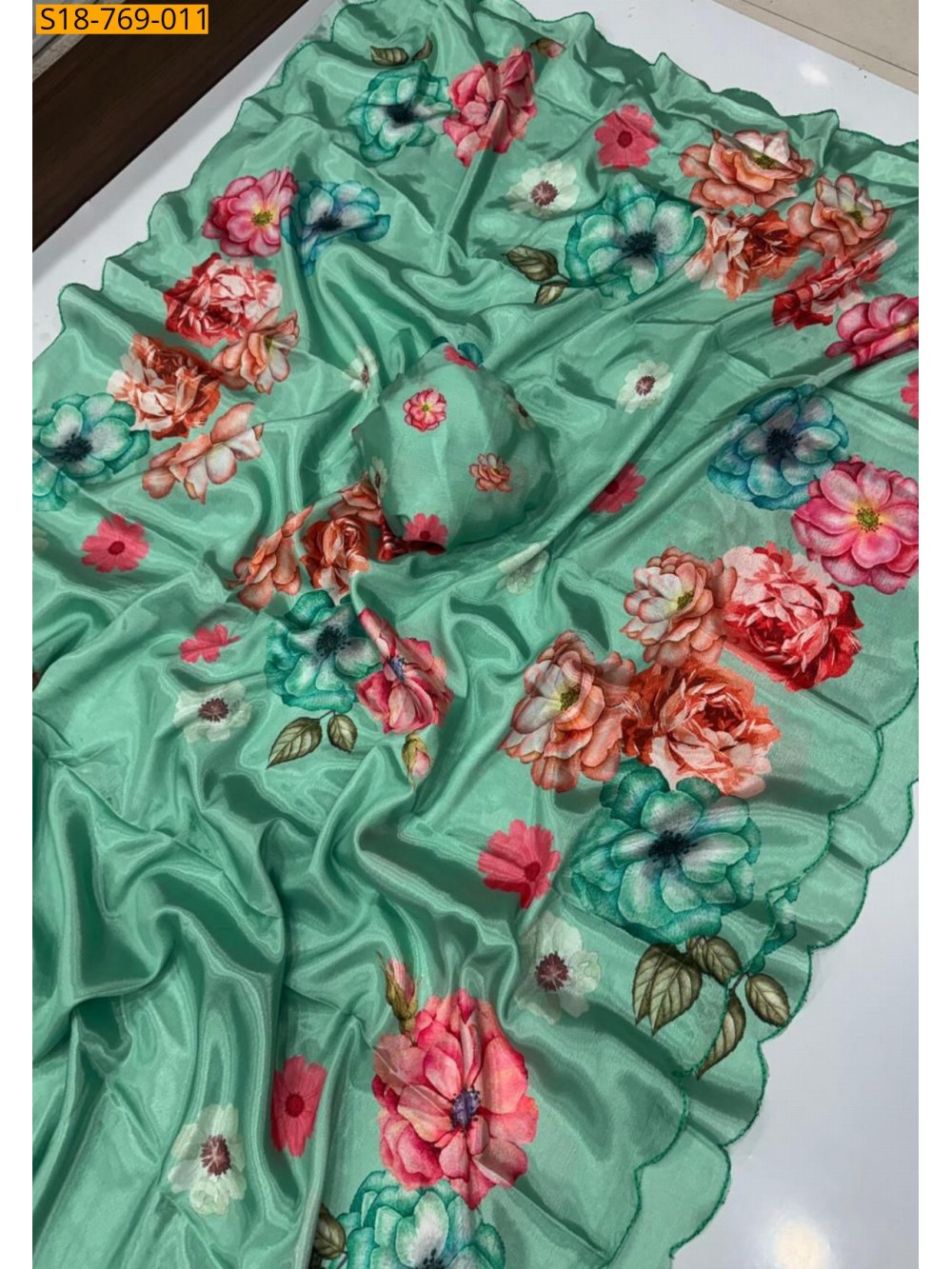 Fancy Chinnon saree