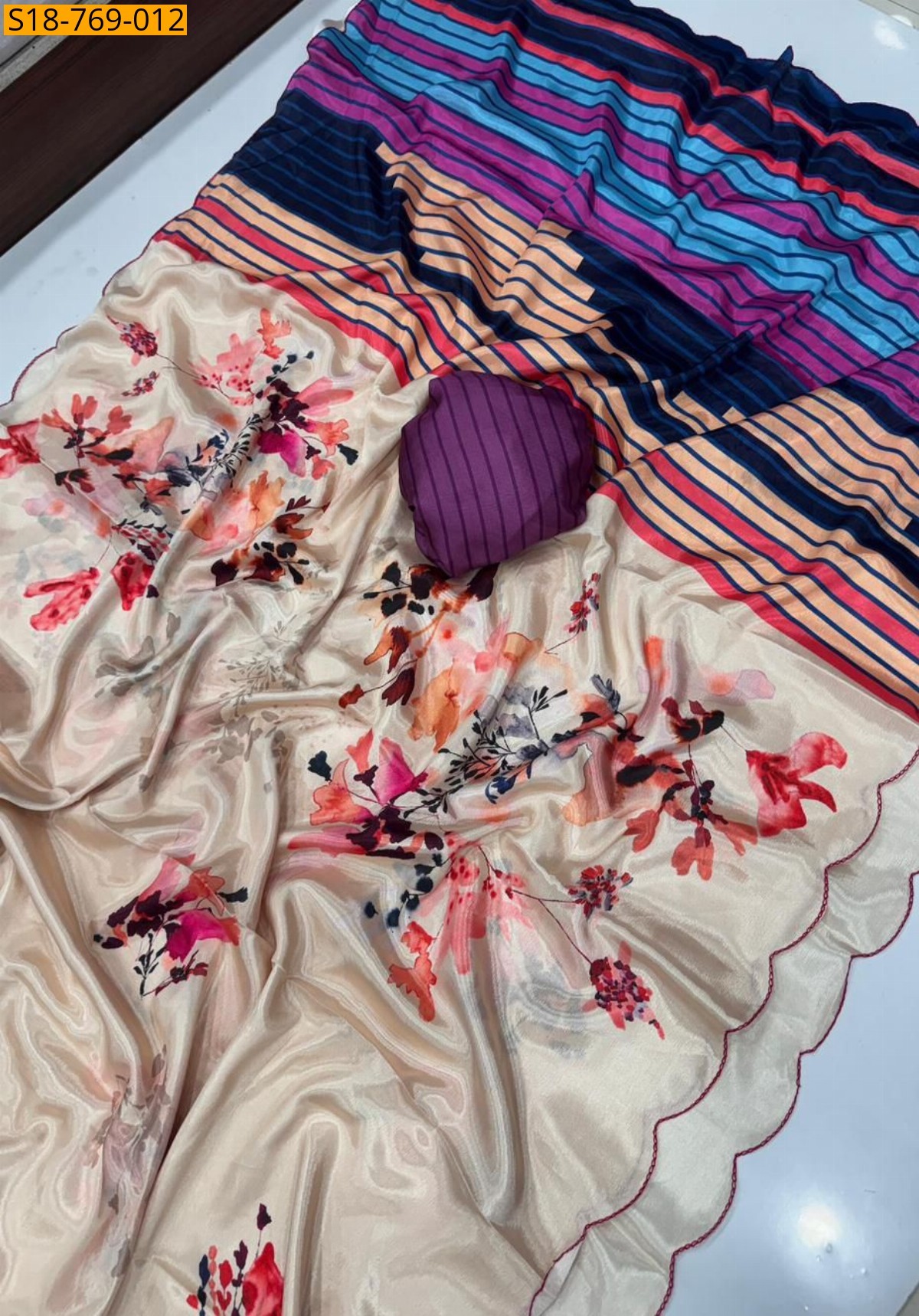 Fancy Chinnon saree