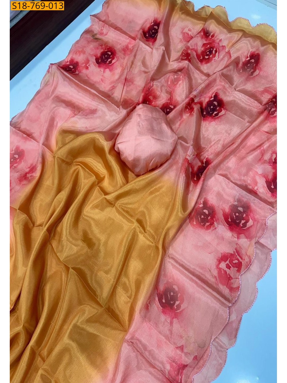 Fancy Chinnon saree