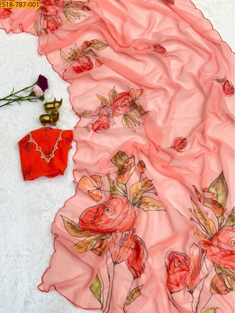 Soft and Smooth Weightless Chiffon Saree