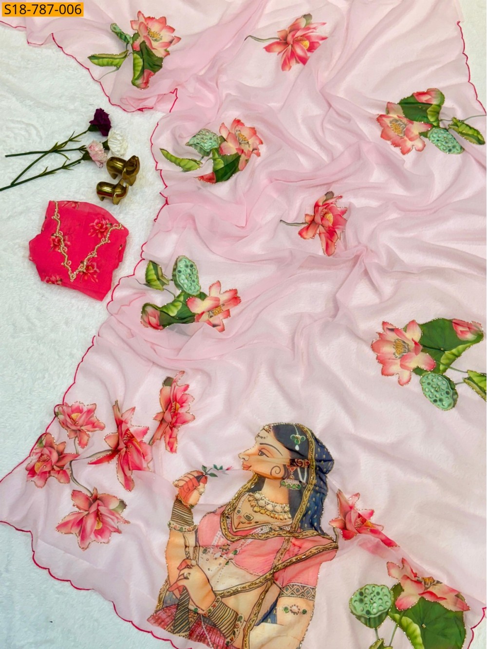 Soft and Smooth Weightless Chiffon Saree