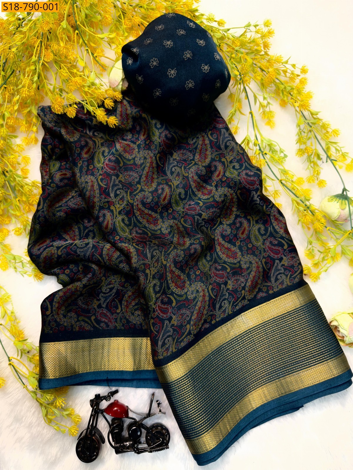 Morpitch Fancy Marshmellow Sarees