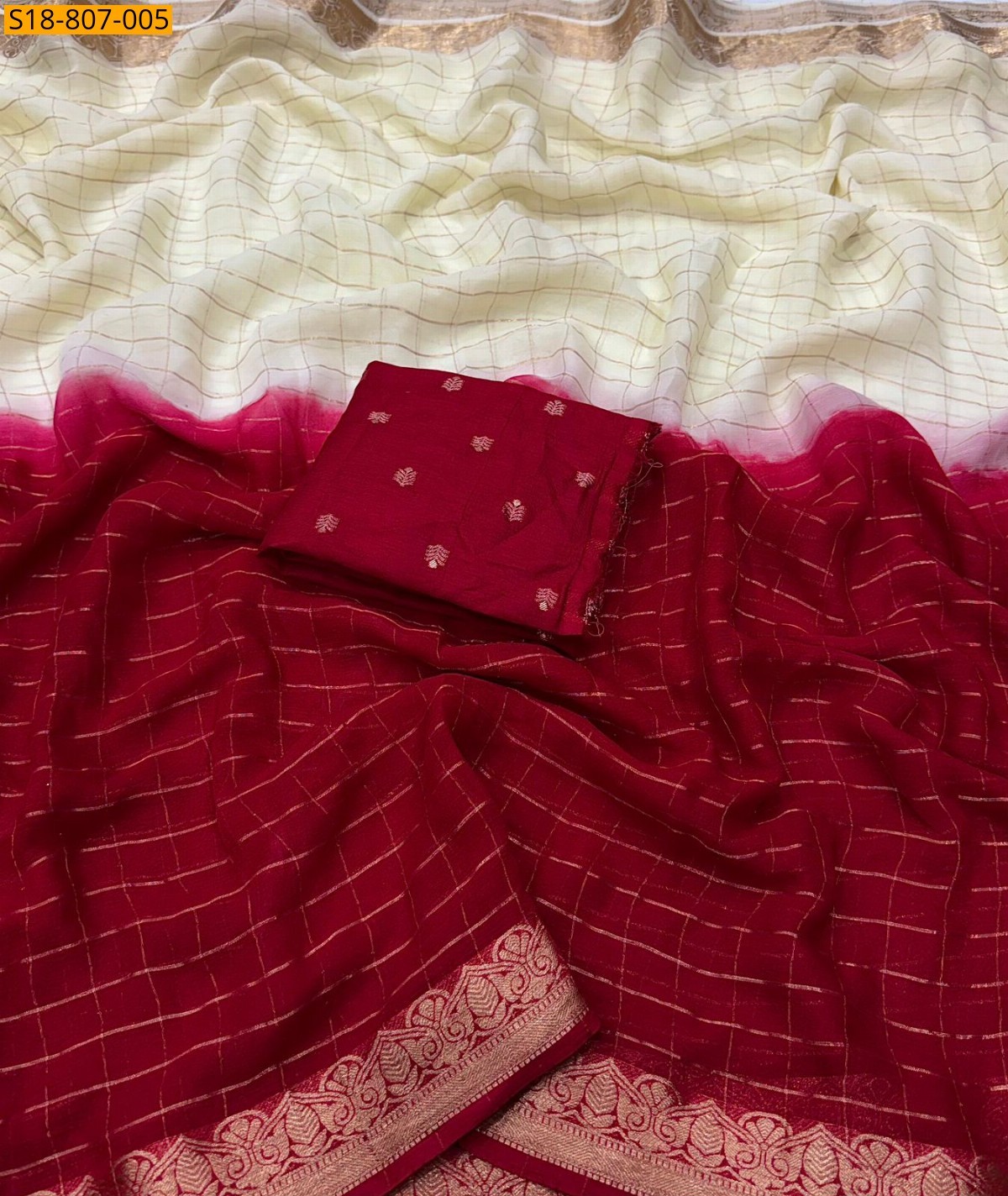 Viscose Georgette Saree