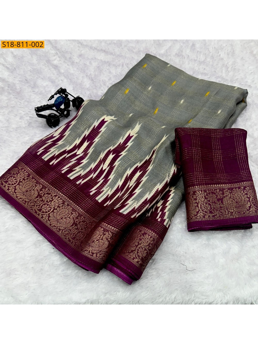 Fancy Mysore Silk Saree
