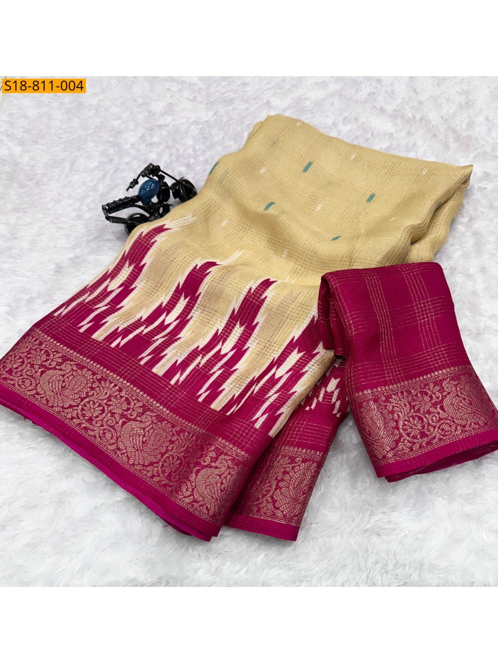 Fancy Mysore Silk Saree
