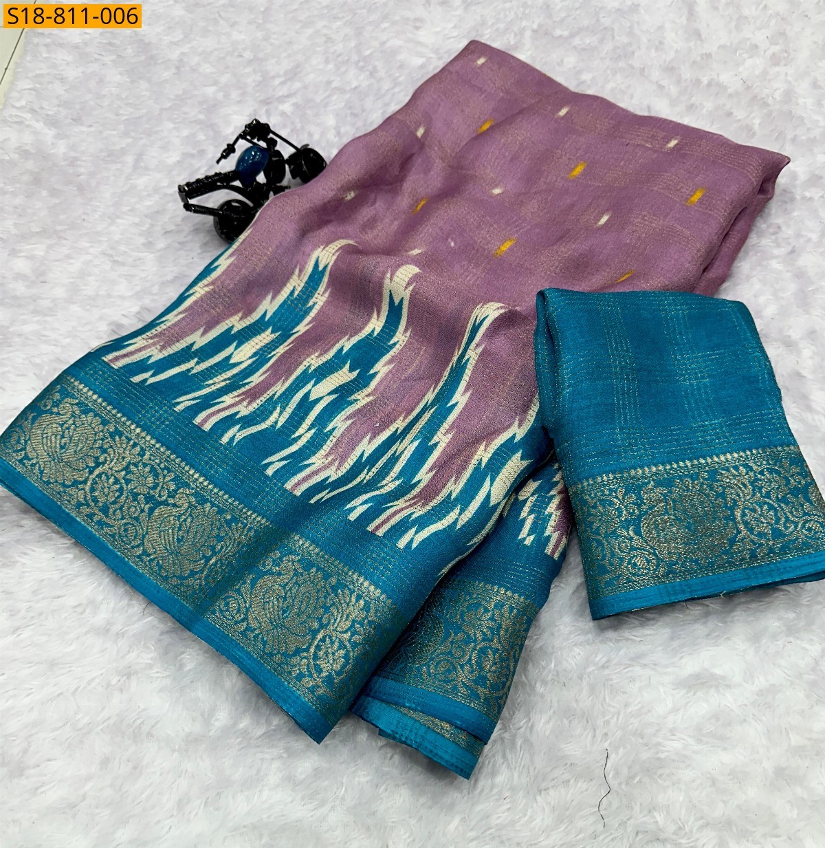 Fancy Mysore Silk Saree