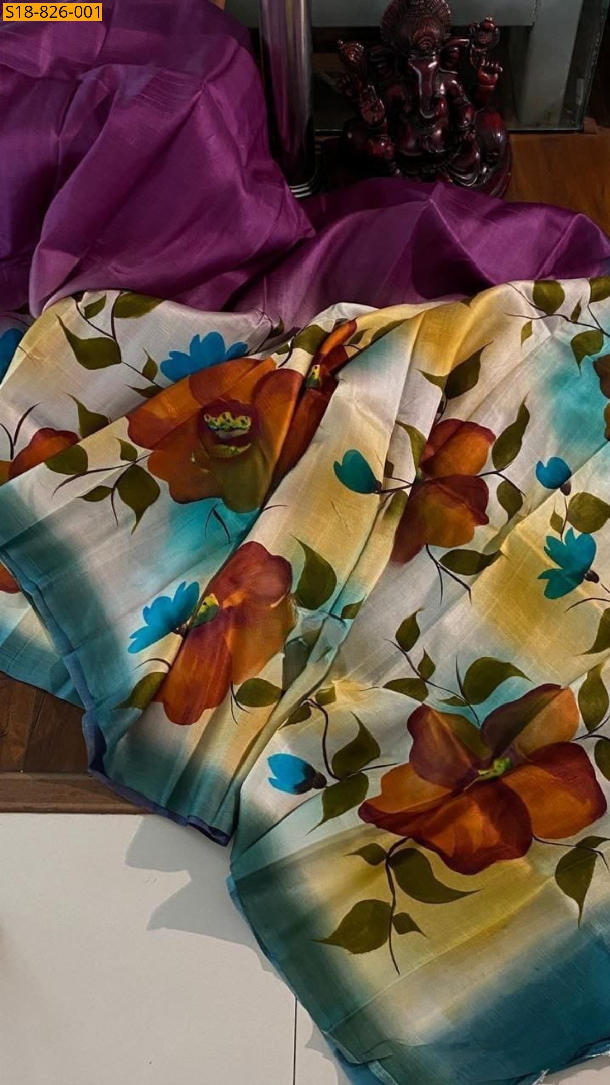 Megenta Fancy Silk Sarees