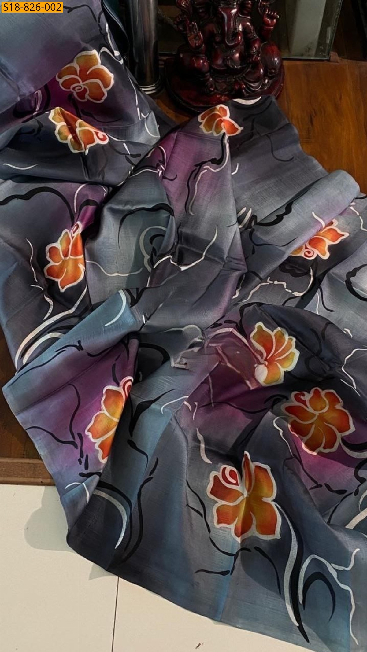 Grey Fancy Silk Sarees