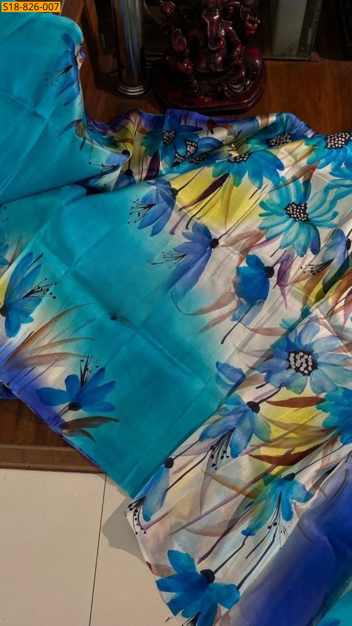 Blue Fancy Silk Sarees