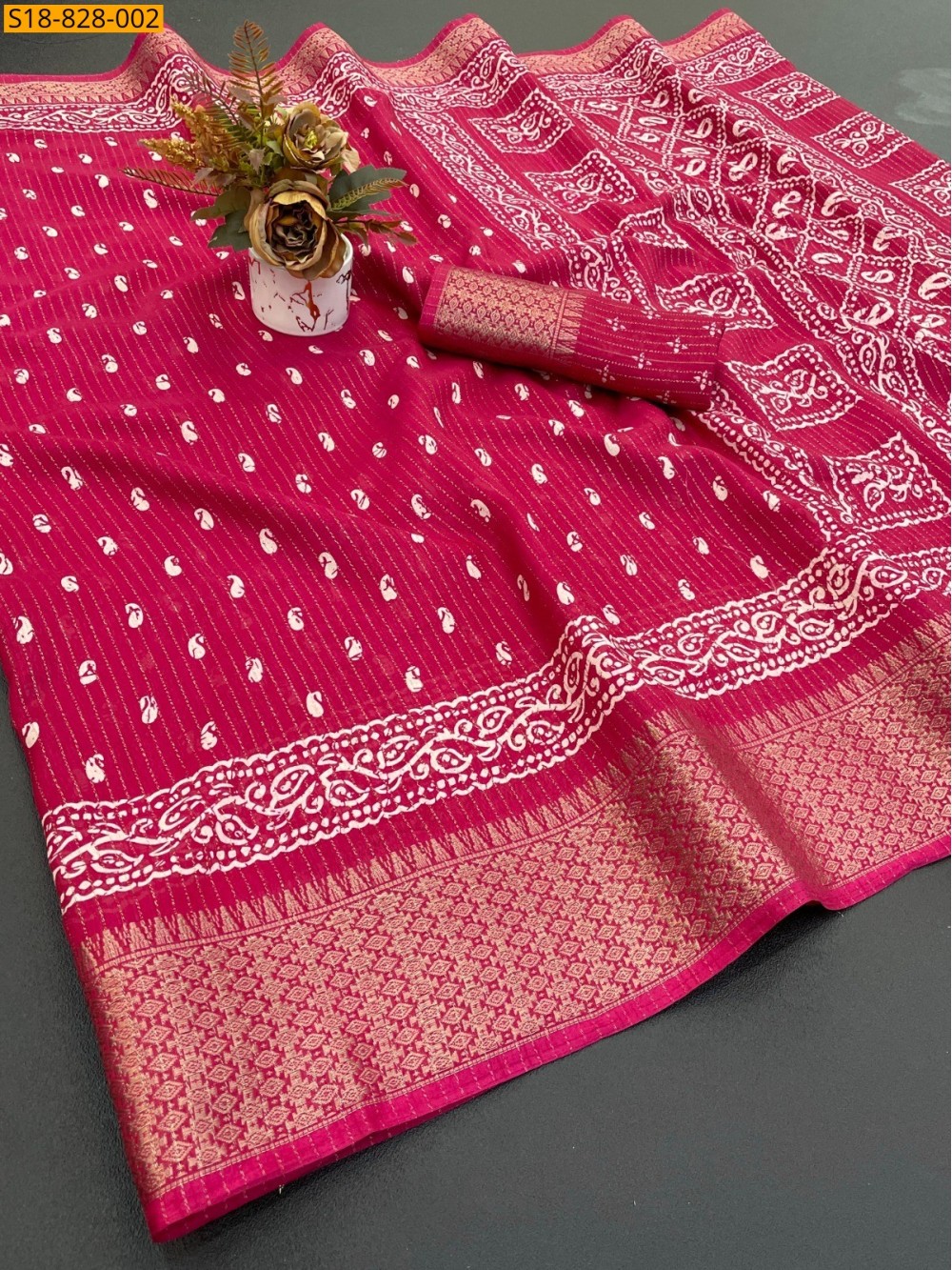 Fancy Dola Doby Silk Saree