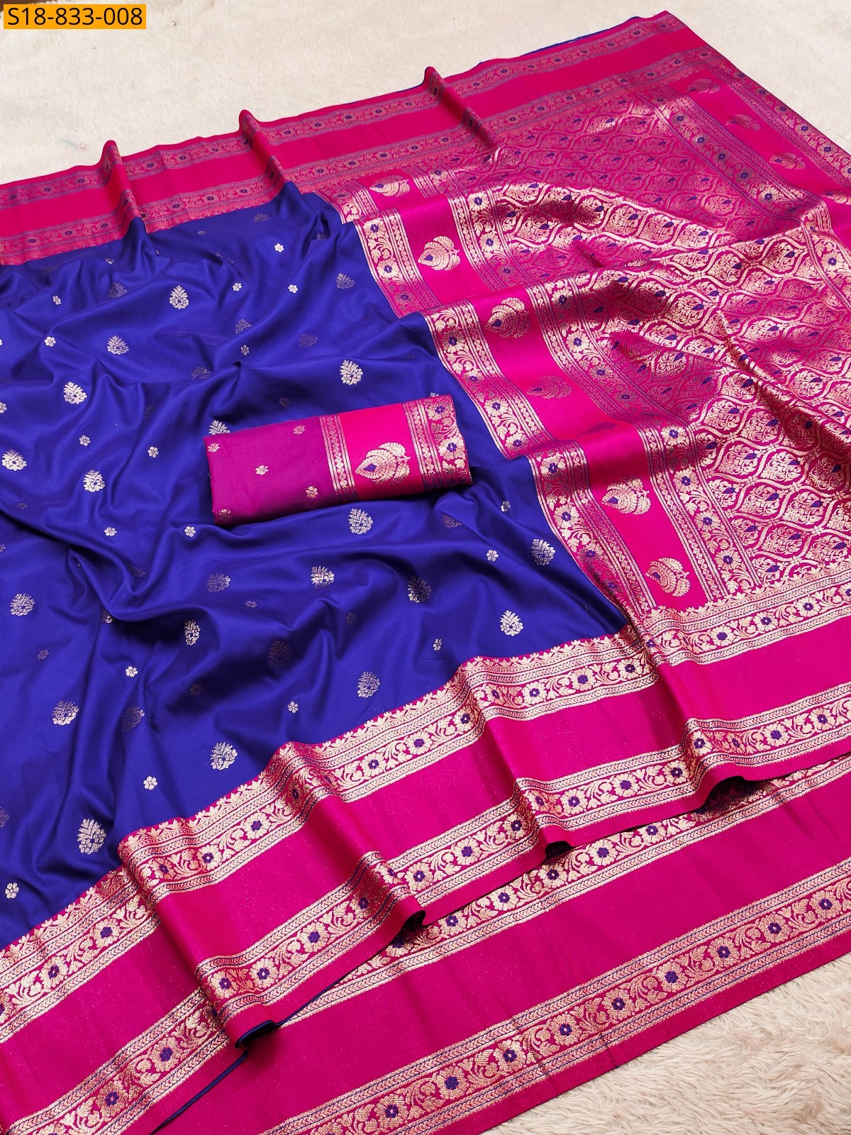 Fancy Banarasi silk saree