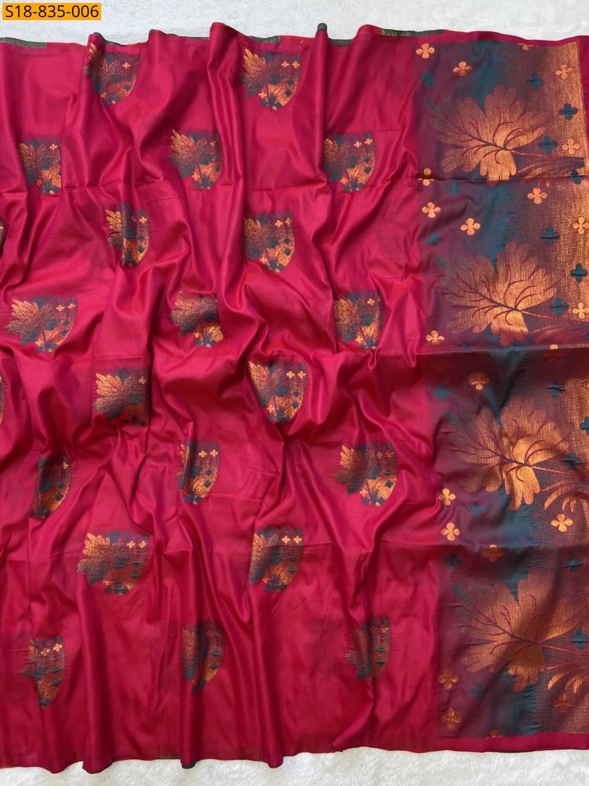Pink Fancy Soft Silk Saree