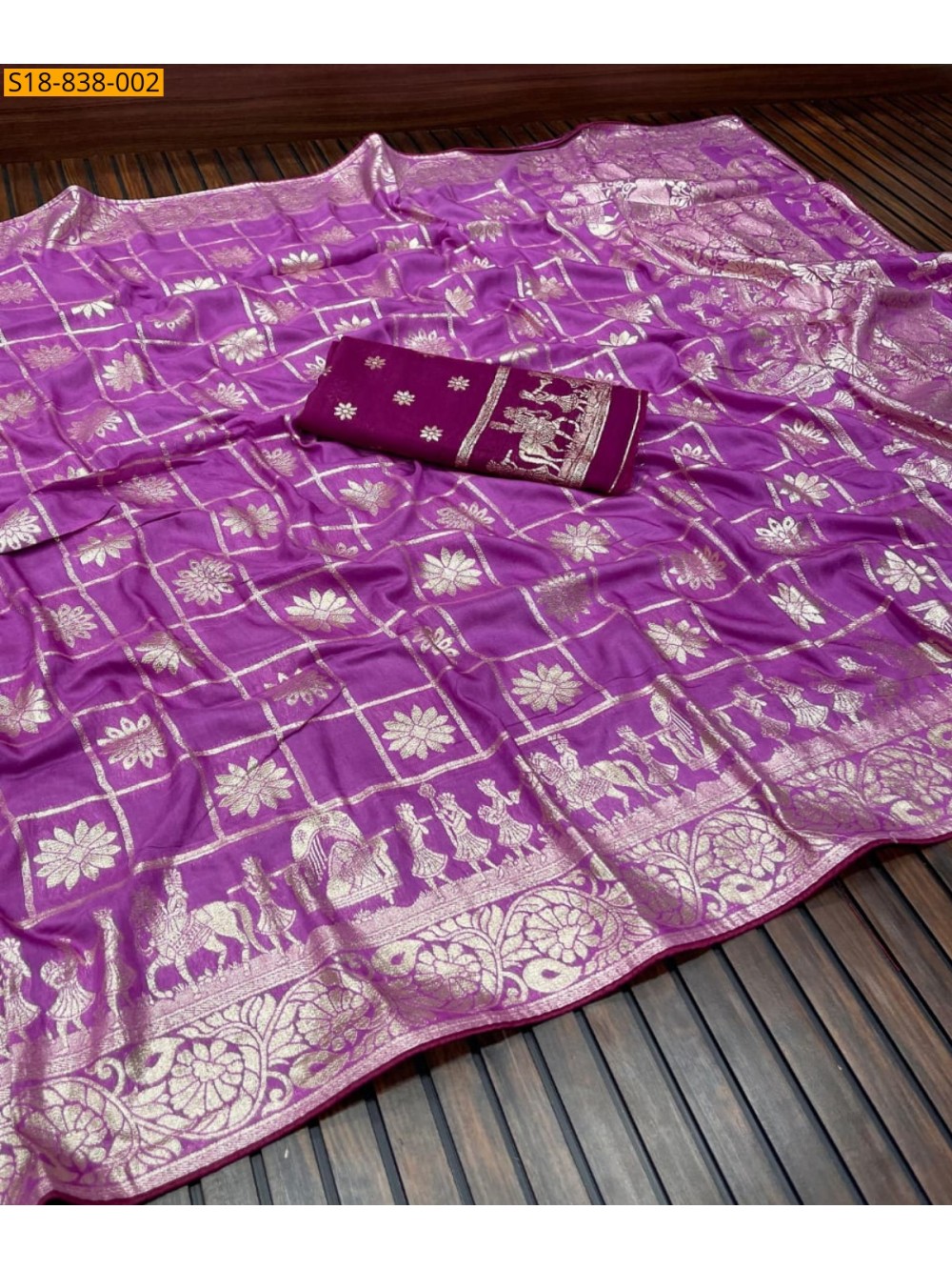 Fancy Naylon Viscose Slub Muslin Silk Saree