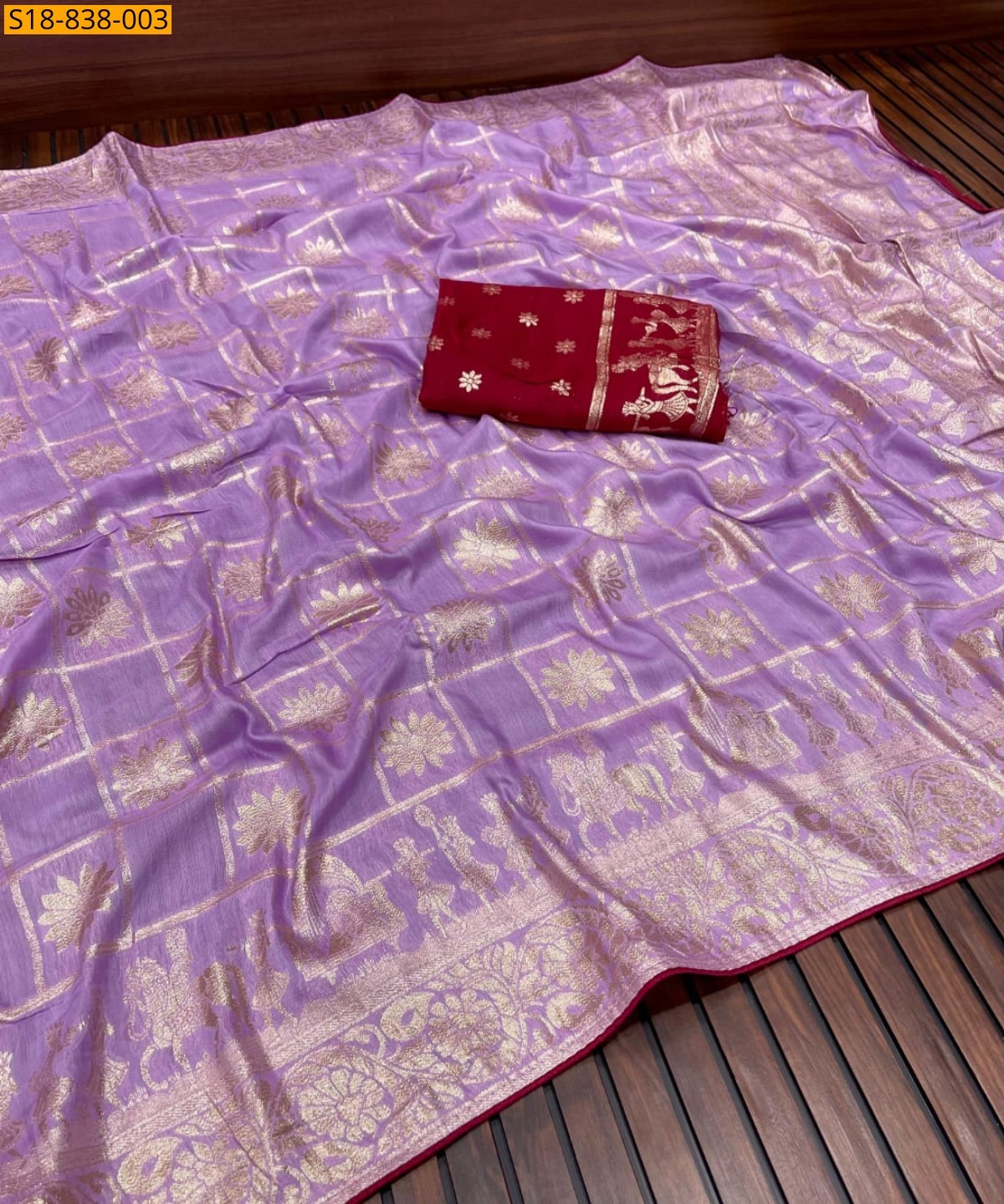 Light pink Fancy Naylon Viscose Slub Muslin Silk Saree