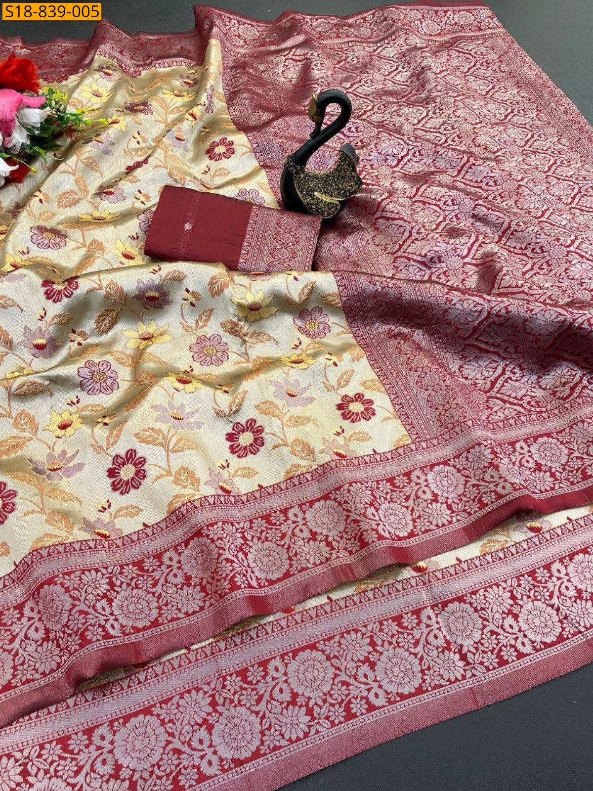 Fancy Tissue Silk Saree