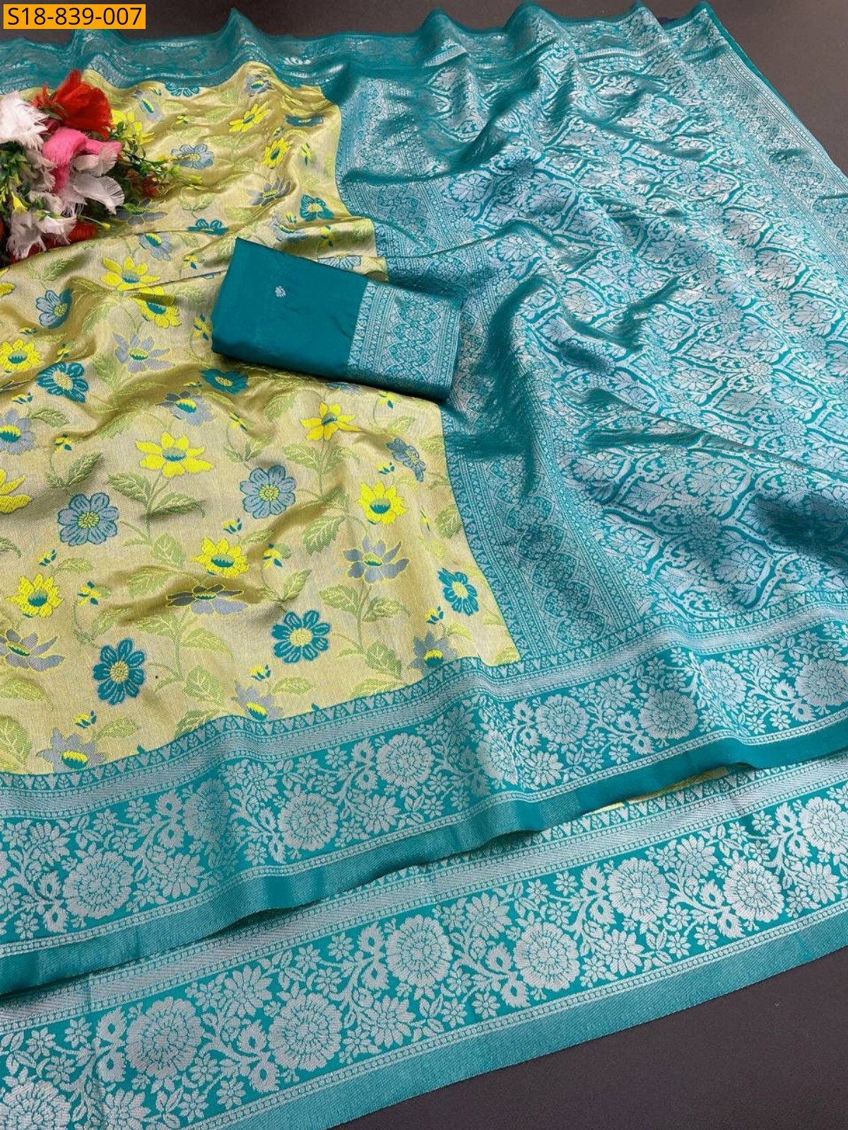 Fancy Tissue Silk Saree