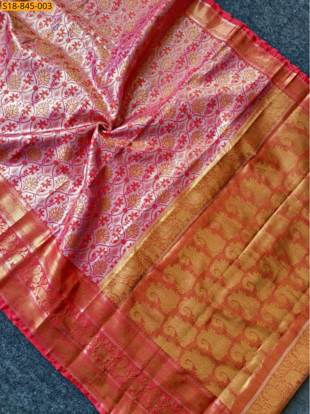 Fancy Kanjivaram Semi Silk Saree