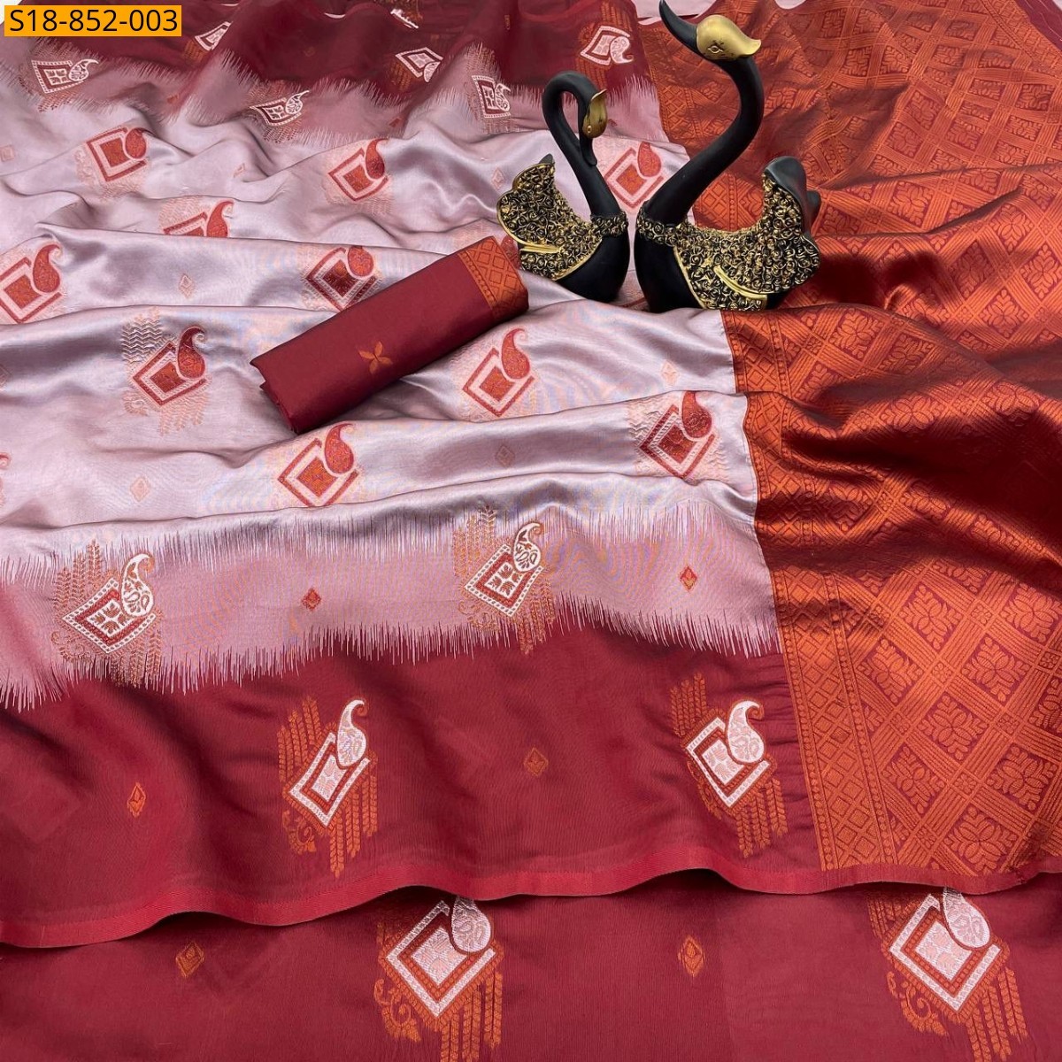 Pink Fancy Kubera Pattu saree