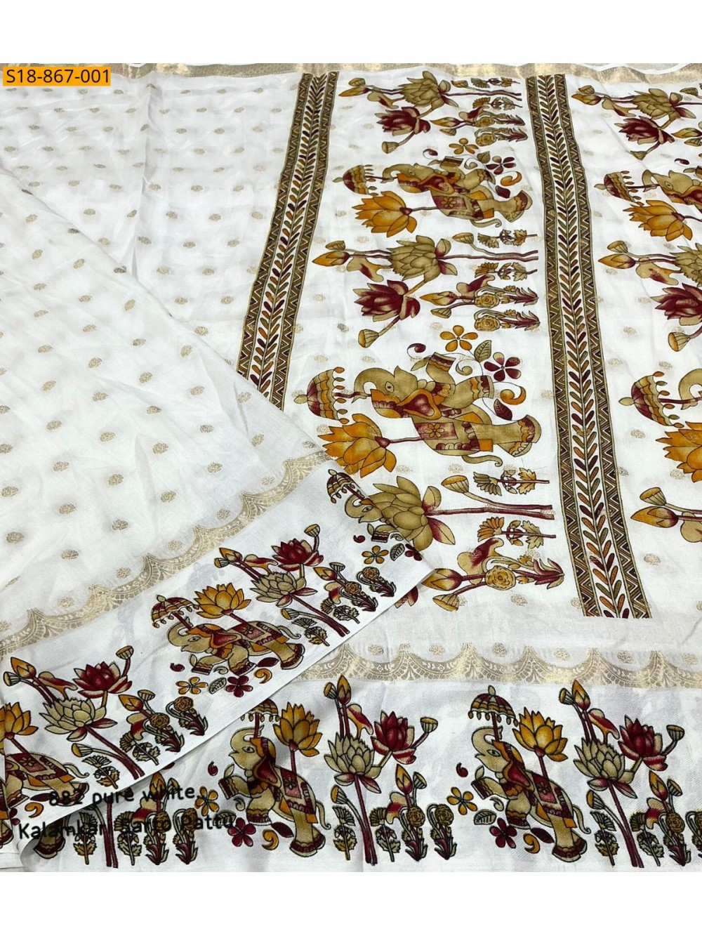 Fancy Soft cotton crepe Saree