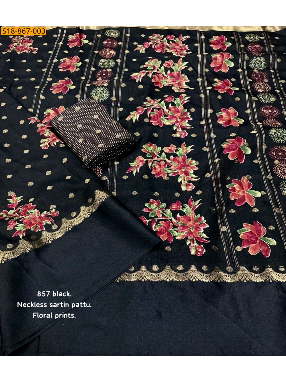 Fancy Soft cotton crepe Saree