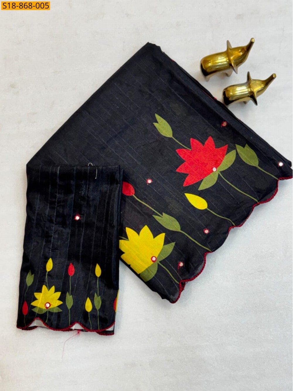 Fancy Tussar Silk Saree