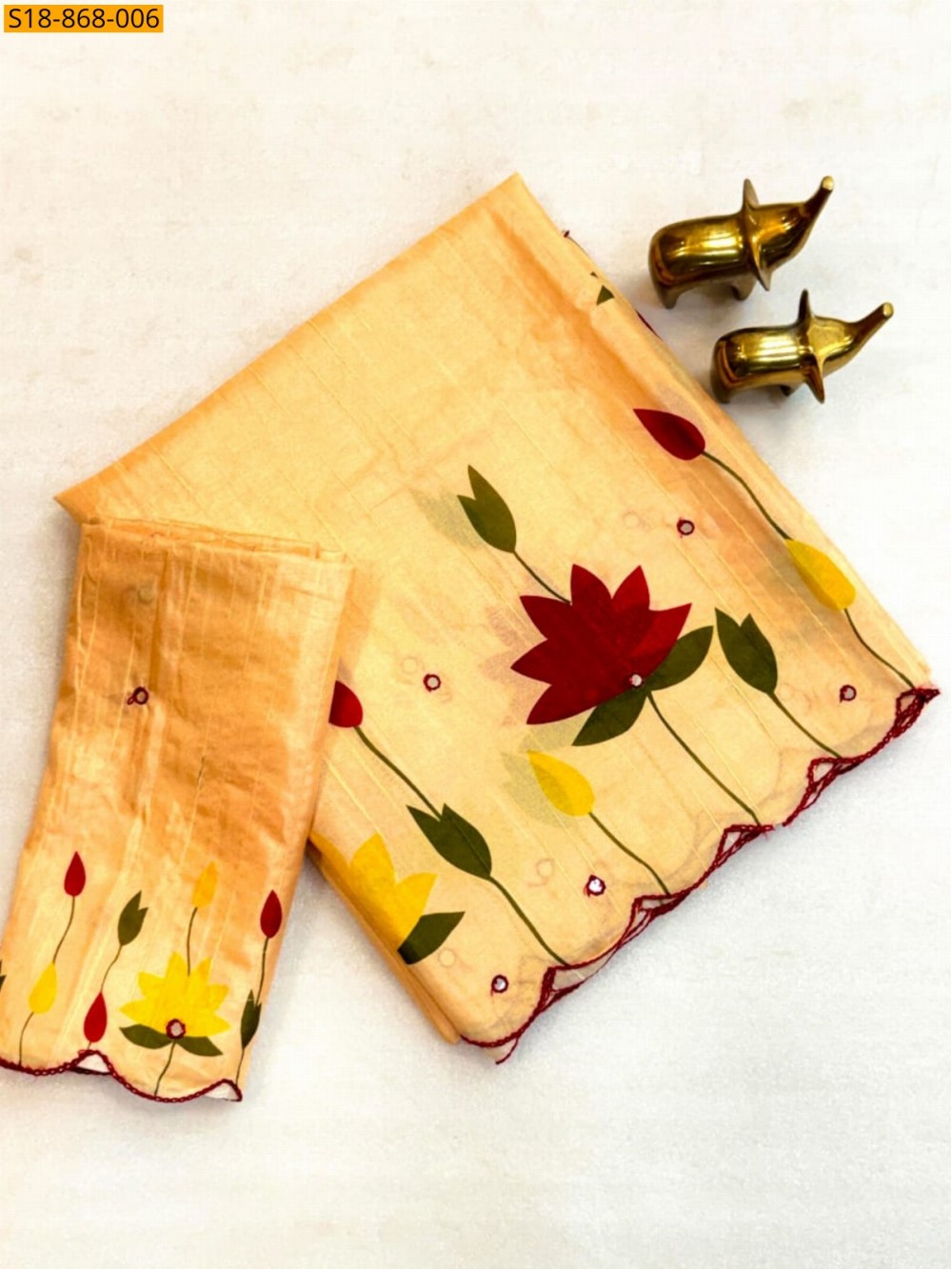 Fancy Tussar Silk Saree