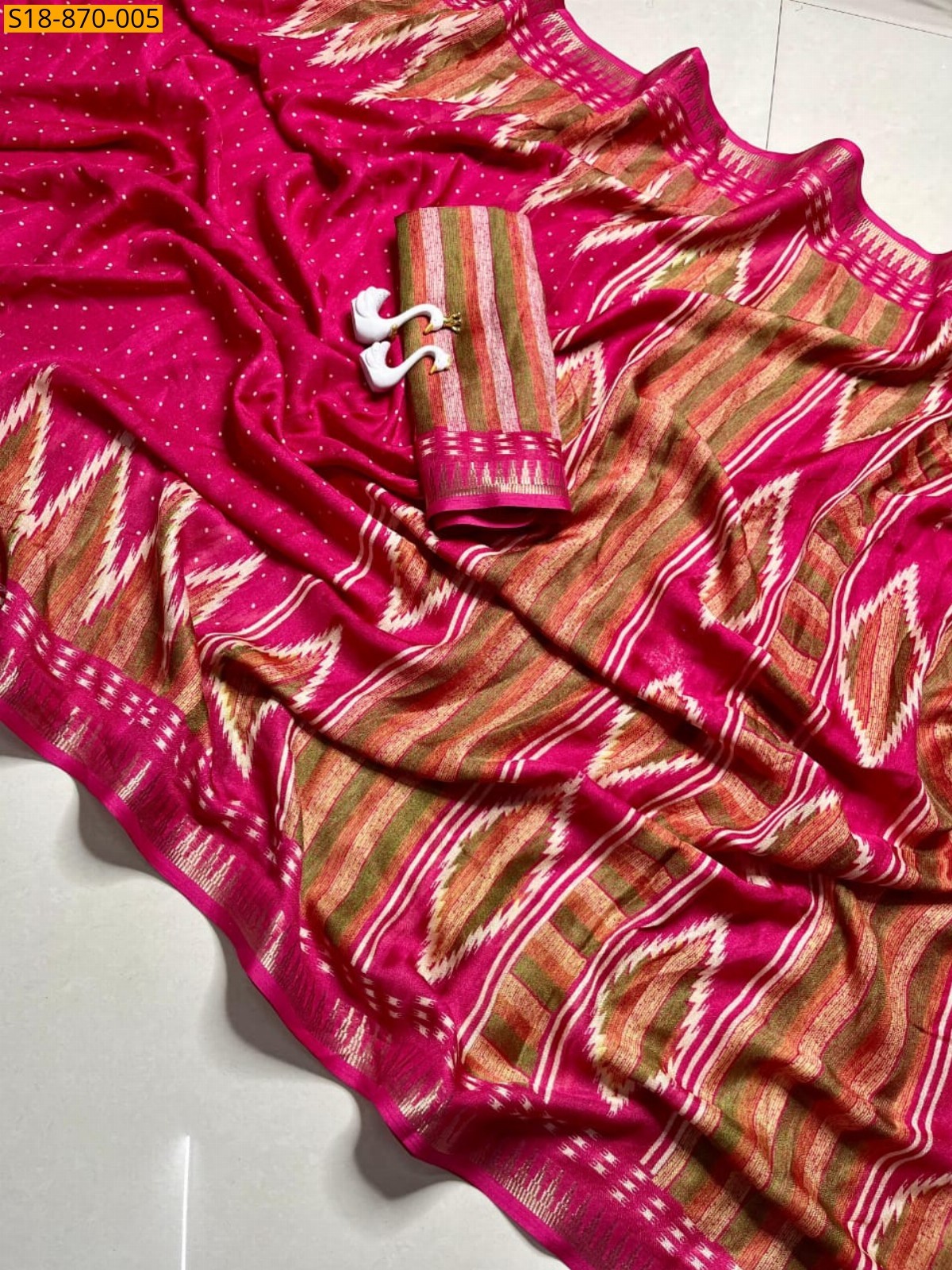 Pink Fancy Massmellow Saree
